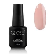 GLOSS Single-phase gel with brush Builder Gel Naked, 18 ml