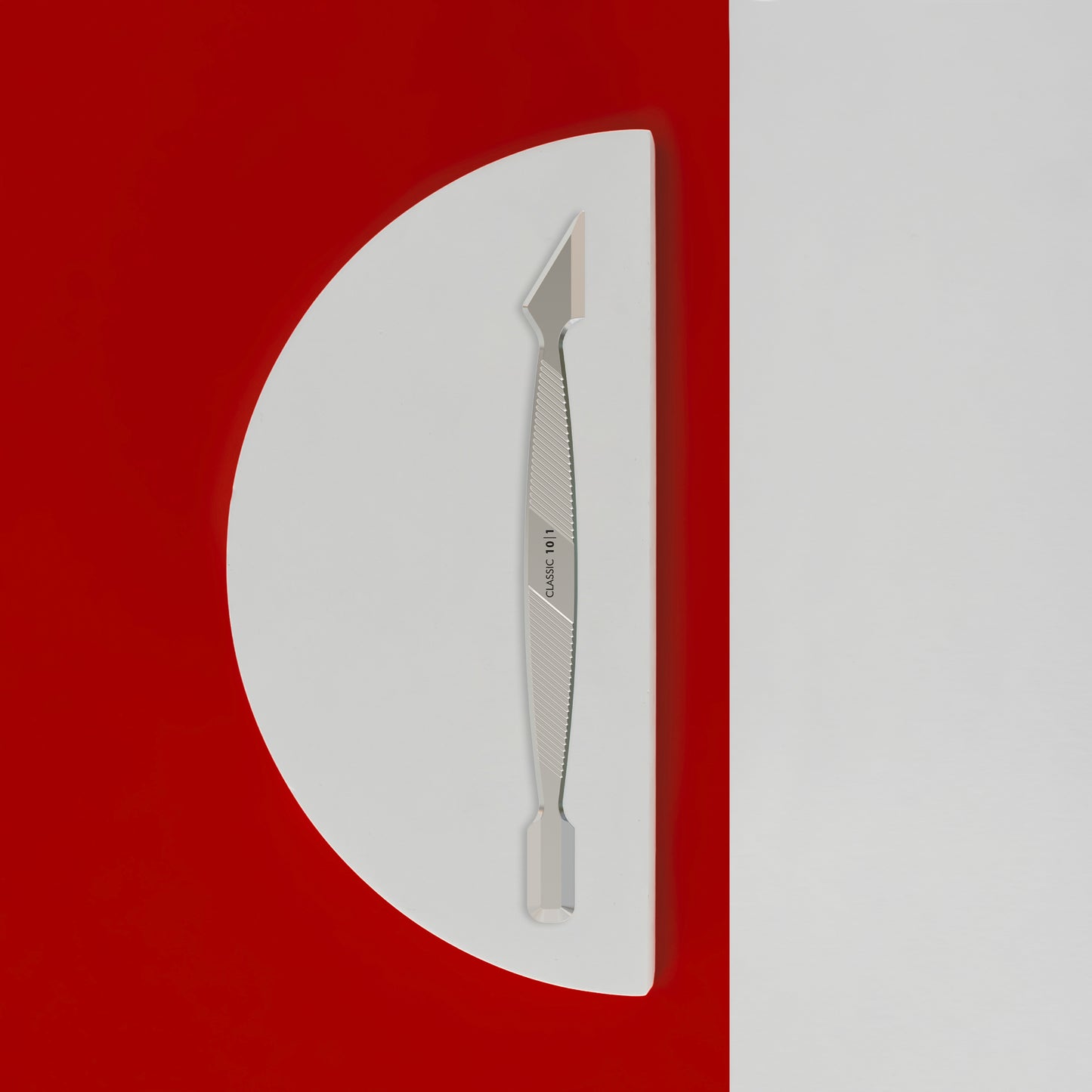 STALEKS Manicure pusher, flat CLASSIC 10 TYPE 1 (rounded narrow pusher and cleaner) (PC-10/1)