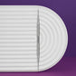 STALEKS Pedicure toenail file EXPERT 60 (straight narrow nail file and narrow file with a bent end)