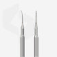 STALEKS Pedicure toenail file EXPERT 60 (straight narrow nail file and narrow file with a bent end)