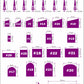 SYNTHETIC CREATOR Brush Nails (Straight)