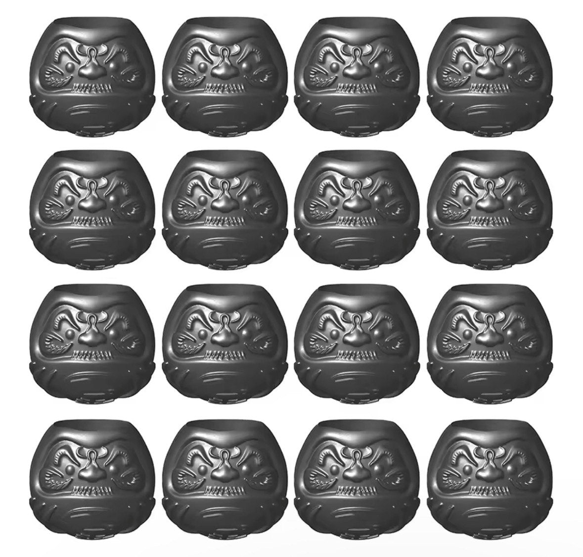 Daruma tattoo ink cups plastic and permanent makeup for eyebrow, eyeliner, and lips