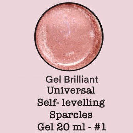 Gel Brilliant 1 JK Nail Art, 20 ml