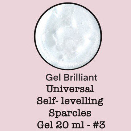 Gel Brilliant 3 JK Nail Art, 20 ml