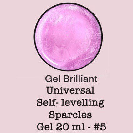 Gel Brilliant 5 JK Nail Art, 20 ml