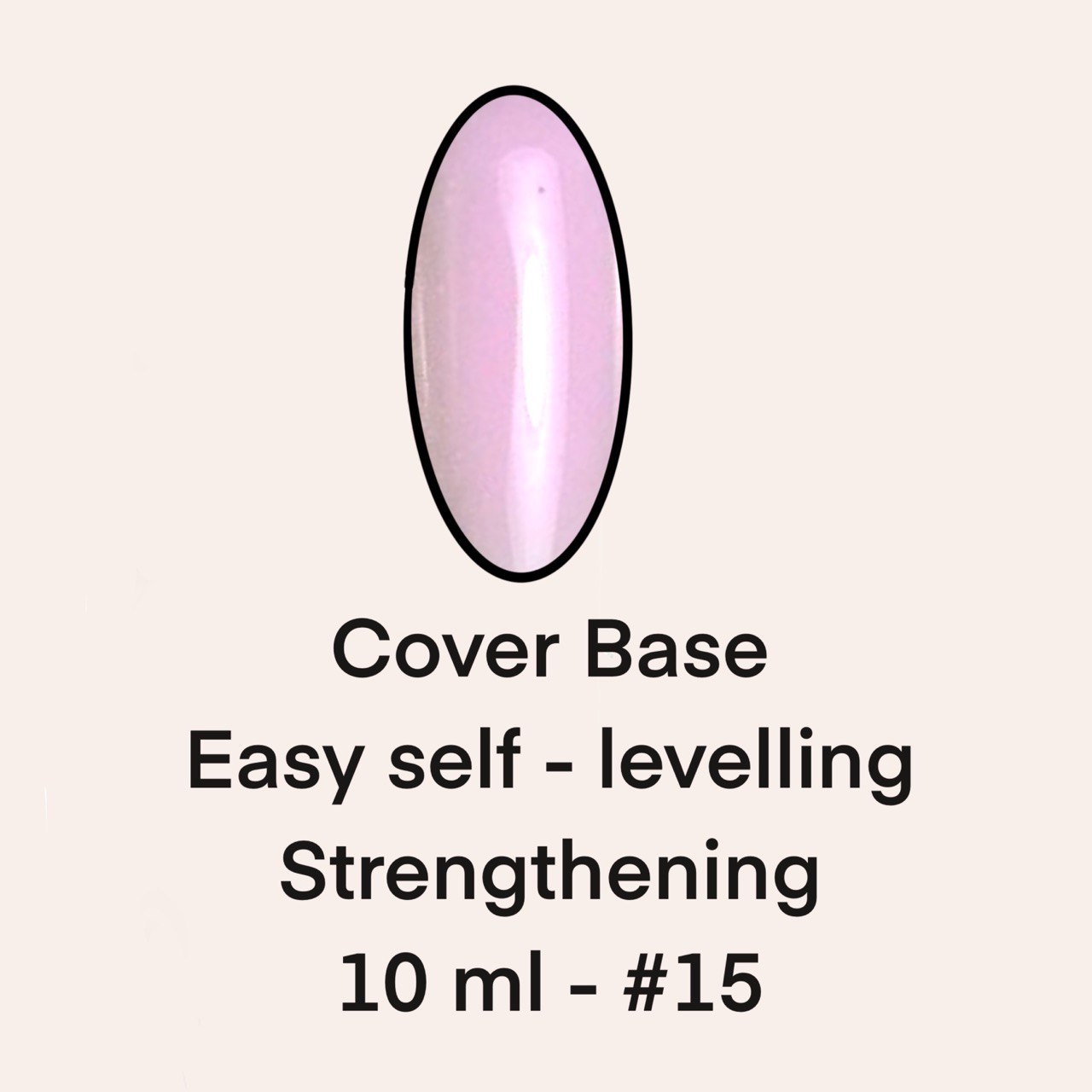 Base Cover 15 JK Nail Art, 10 ml