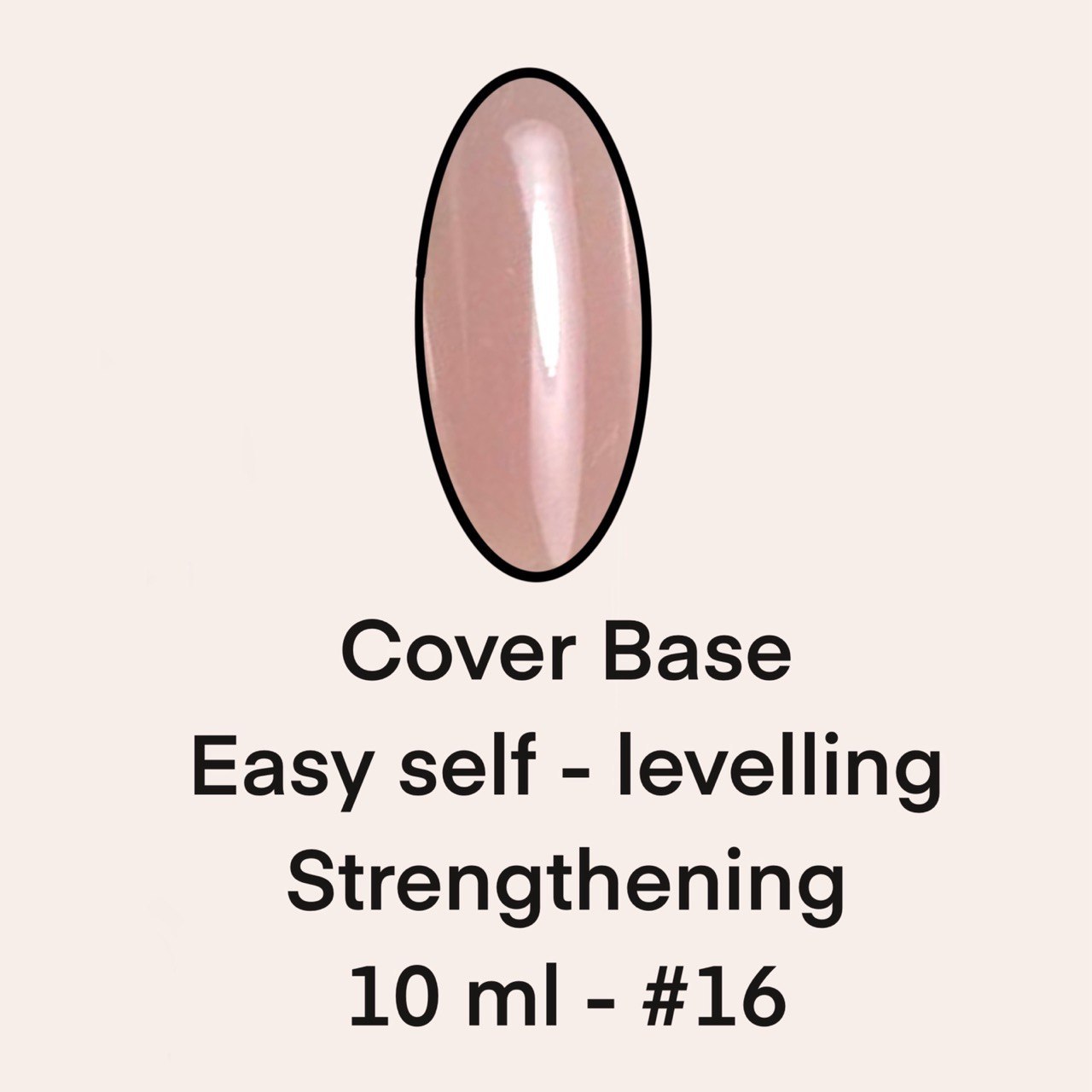 Base Cover 16 JK Nail Art, 10 ml