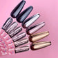 LUNAMoon IRON LADY Nail Powder Set, 6 pcs