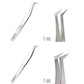 Eyelash extension tweezers VILMY / boot (tilt angle 50°) / S-50