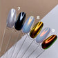 DARK Powder Nail Designe