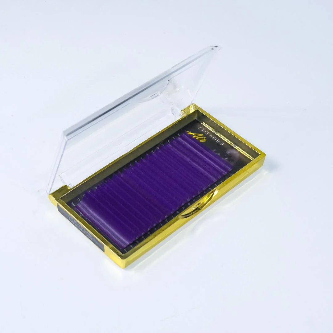 DIVOCHI Eyelashes Purple 20 lines