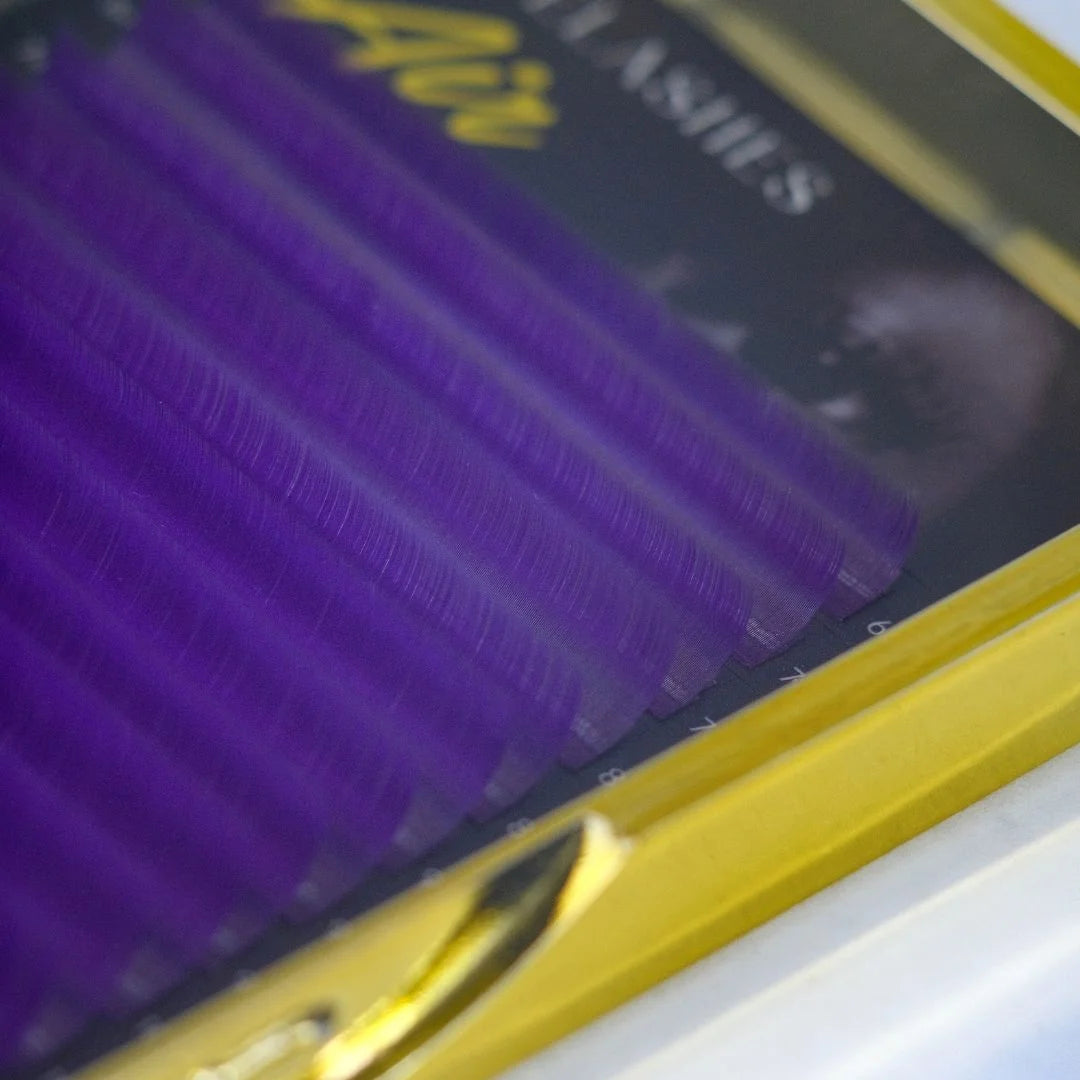 DIVOCHI Eyelashes Purple 20 lines