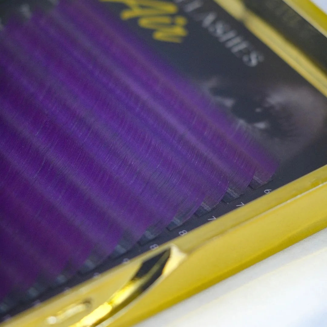 DIVOCHI Eyelashes Two-Tone Purples 20 lines