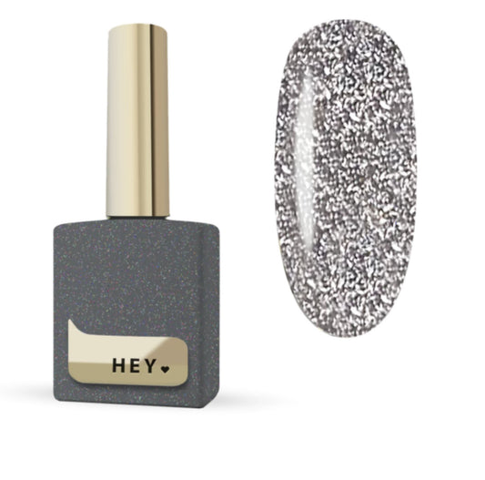 HEYLOVE Reflective Top Coat Silver, 15ml