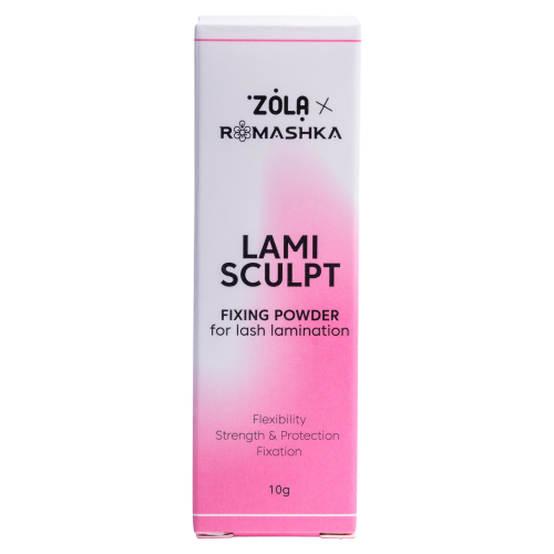 ZOLA x Romashka Fixing powder for lash lamination LamiSculpt, 10 g