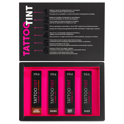 ZOLA TATTOO TINT Set