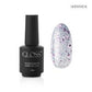 GLOSS Shine top coat Shimmer, 11 ml (transparent with a blue undertone and pink foil)