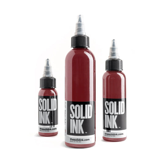 Solid ink Burgundy Tattoo ink