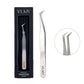 Tweezers for eyelash extensions VILMY / hatchet (tilt angle 60°) / T-60