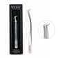 Tweezers for eyelash extensions VILMY / hatchet (tilt angle 80°) / T-80