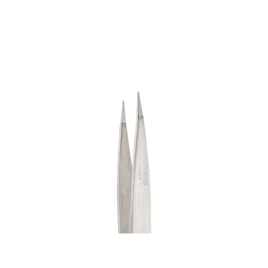 ELAN Professional Point Tip Eyebrow Tweezers (Silver)