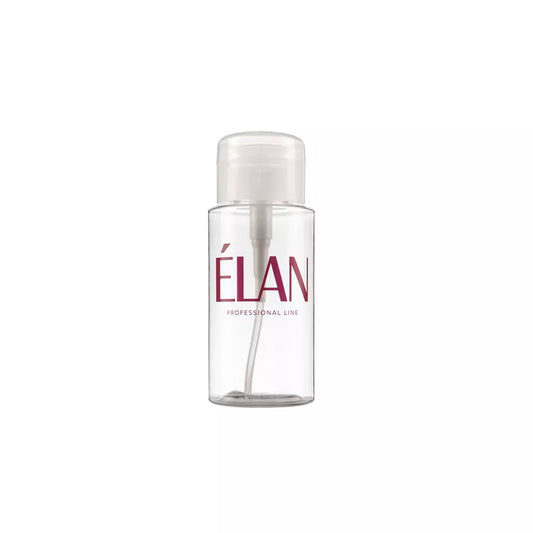 ELAN Pump dispenser plastic bottle for liquids, 200ml