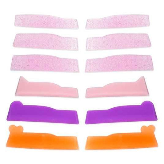 ZOLA Lamination eyelash rollers Shiny & Candy Lami Pads, 6 pairs