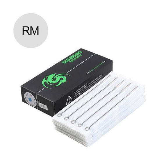 Dragonhawk Sterile Tattoo Needles 9RM 50PCS Curved Magnum